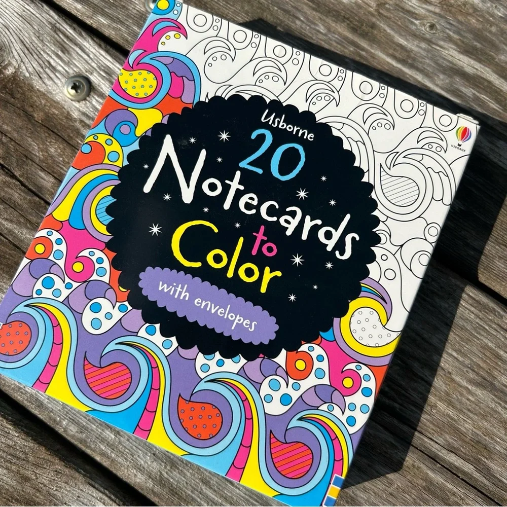usborne notecards color